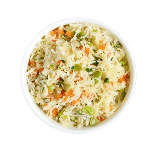 Steam-Rice-Vegetables